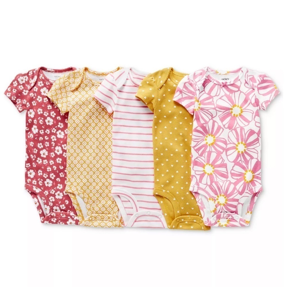 Carter's My First Love Baby Girls 5-pc. Bodysuit